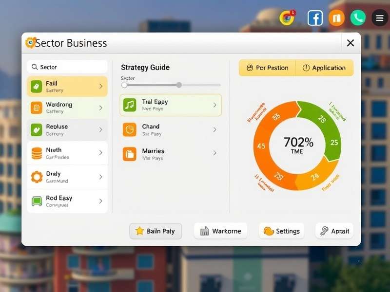 Chennai Business Dynamo sector selection screen